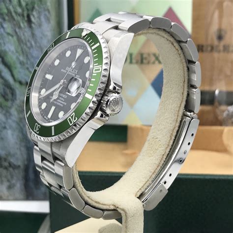 rolex kermit fat four|rolex submariner kermit flat 4.